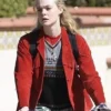 Margos Got Money Troubles Elle Fanning Red Jacket