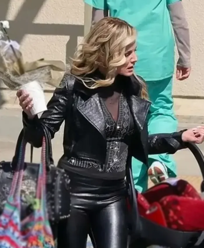 Margos Got Money Troubles Michelle Pfeiffer Black Leather Jacket