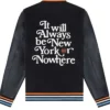Mariska Hargitay Black Knicks NY Varsity Jacket