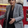 Mariska Hargitay Law And Order SVU S27 Olivia Benson Grey Blazer