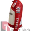 Marlboro Yamaha Leather Red And White Jacket