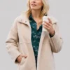 Marshals Dolly Weaver Shearling Beige Jacket