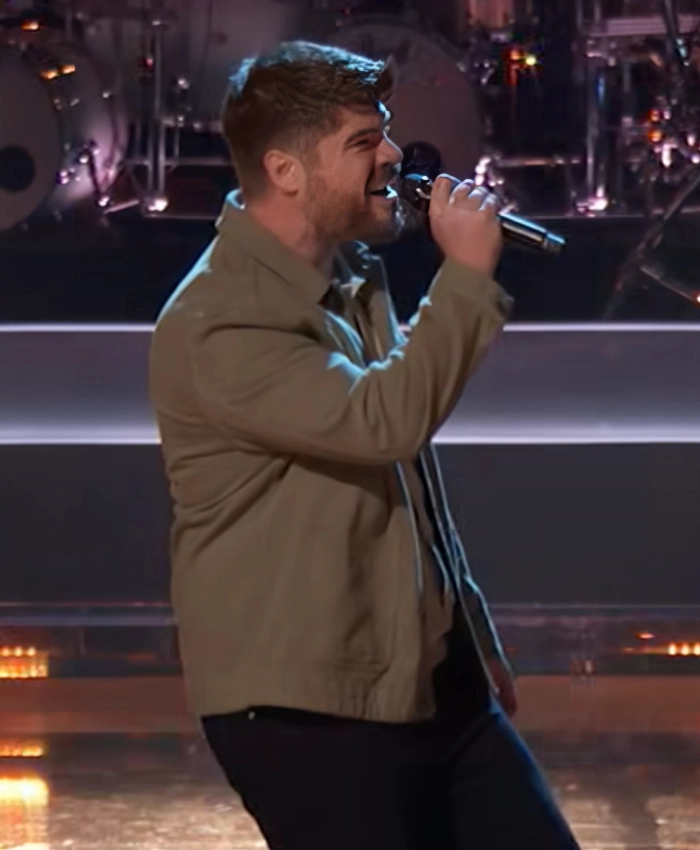 Marty O’Reilly The Voice 2025 Green Chore Jacket - Image 3