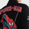 Marvel Aeropostale Spider-Man Track Black Jacket