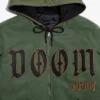 Marvel Doctor Doom Army Hooded Varsity Jacket