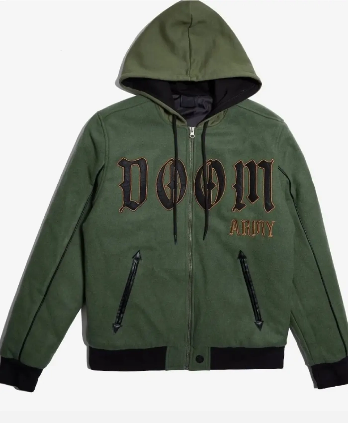 Marvel Doctor Doom Army Varsity Jacket