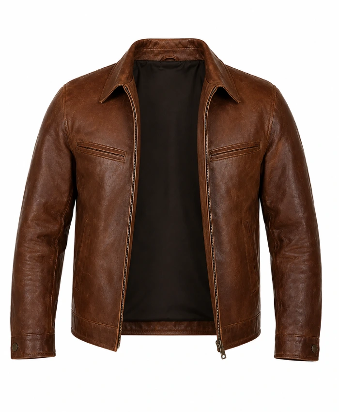 Marvel San Diego Comic Con 2026 Simu Liu Brown Leather Jacket