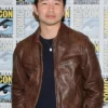 Marvel San Diego Comic Con 2026 Simu Liu Brown Leather Jacket Sale