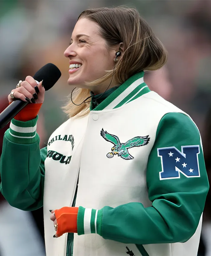 Mary Kate Morrissey Eagles Letterman Varsity Jacket