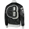 Mash Up Capsule Brooklyn Nets Satin Jacket Back