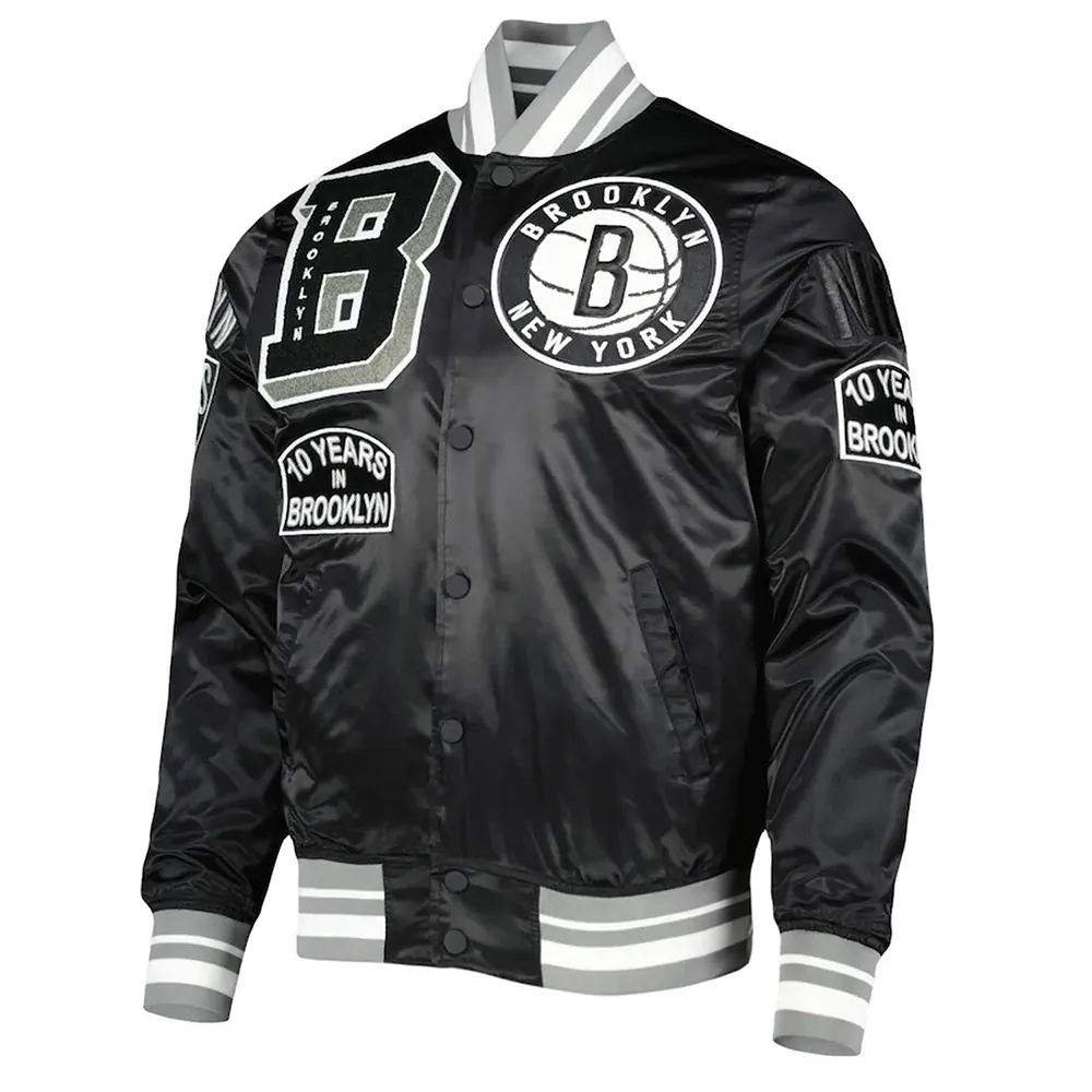 Mash Up Capsule Brooklyn Nets Satin Jacket