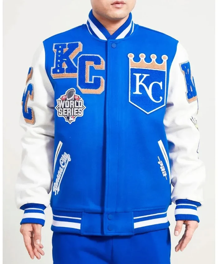 Mashup Kansas City Royals Varsity Jacket