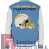 Mashup Los Angeles Chargers Varsity Blue And White Jacket
