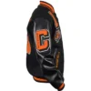 Mashup Rib Cincinnati Bengals Black Varsity Jacket