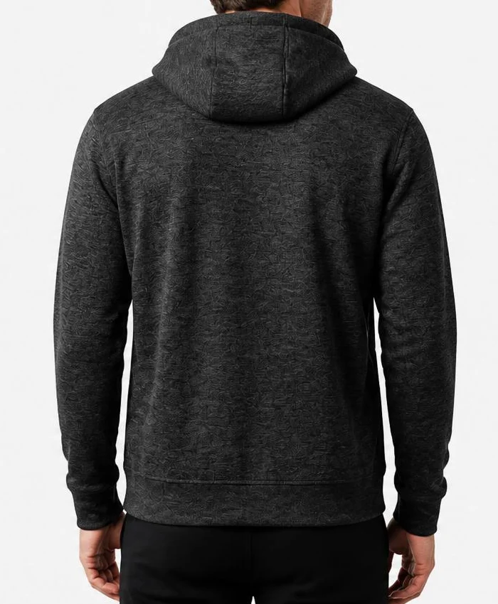 Matchbox Movie John Cena Black Fleece Hooded Jacket Men