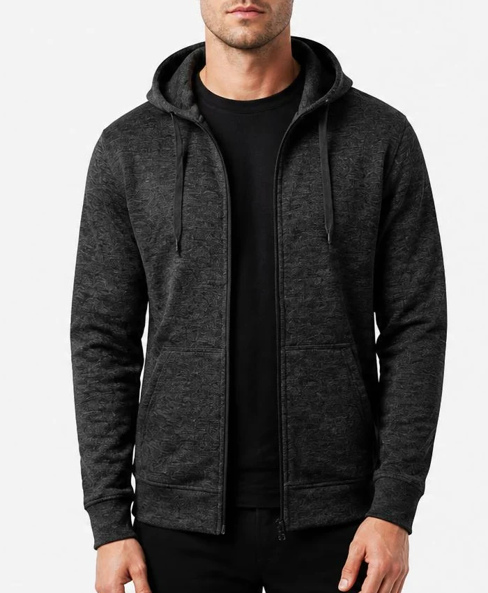 Matchbox Movie John Cena Black Fleece Hooded Jacket Mens