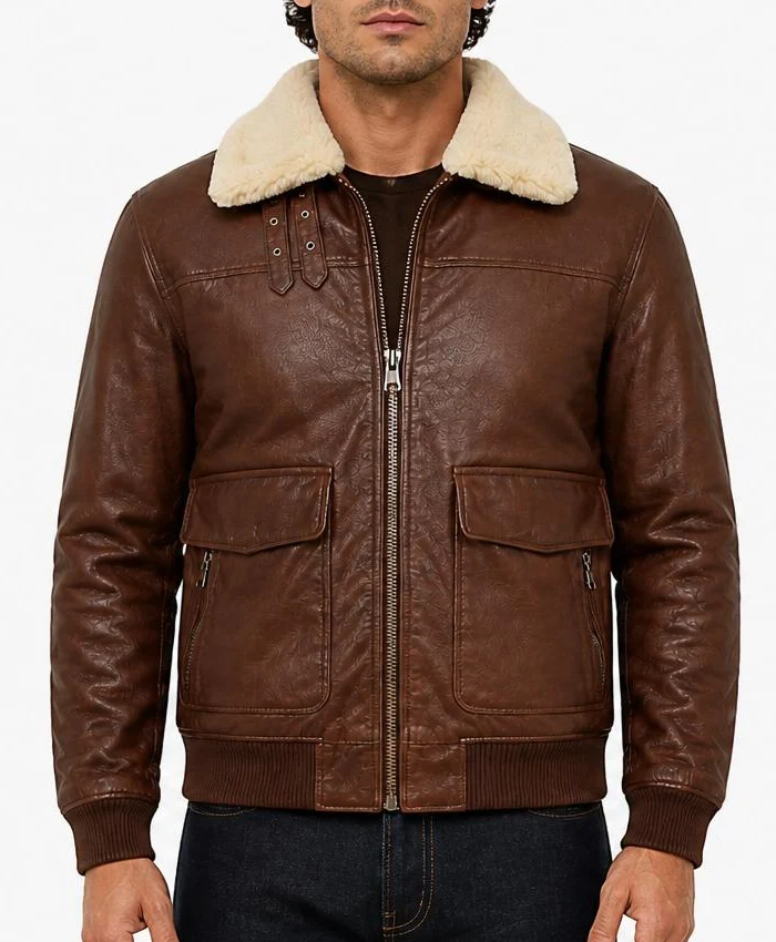 Matchbox The Movie Arturo Castro Biker Leather Jacket Mens