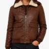 Matchbox The Movie Arturo Castro Biker Leather Jacket Womens