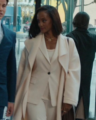 Matlock S01 Olympia White Long Coat