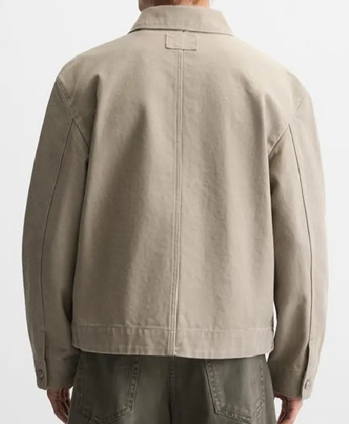 Matthew Law Abbott Elementary S04 Beige Jacket