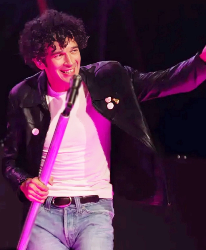 Matty Healy The 1975 Leather Jacket - Image 3