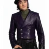 Max Hatter Descendants Wicked Wonderland 2026 Brendon Tremblay Leather Jacket