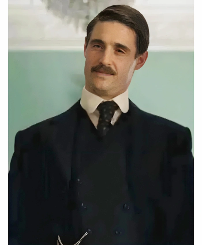 Max Irons Young Sherlock SO1 Black Coat