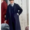 Max Irons Young Sherlock TV Series 2026 Mycroft Holmes Black Wool Coat