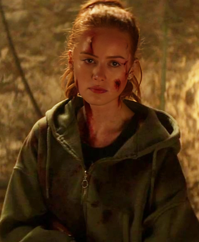 Maya Lucas 2026 The Strangers Chapter 3 Madelaine Petsch Fleece Jacket