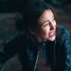Maya Stern TV Series Fool Me Once S01 Michelle Keegan Black Leather Jacket