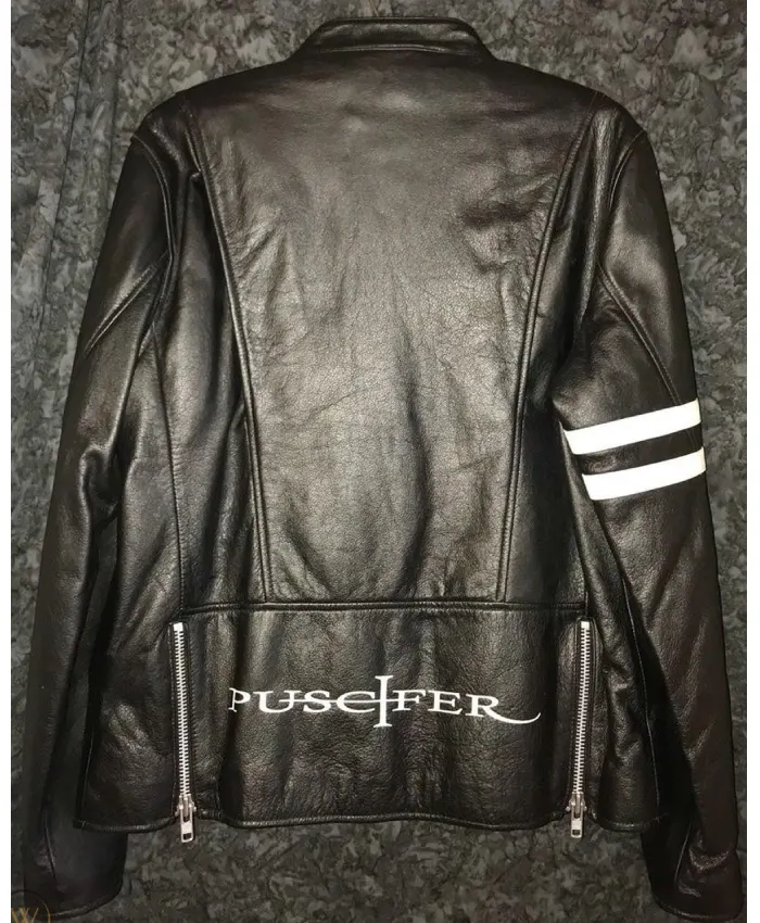 Maynard James Keenan Puscifer Black Leather Jacket - Image 2