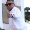 Mbappe Christian White Varsity Jacket