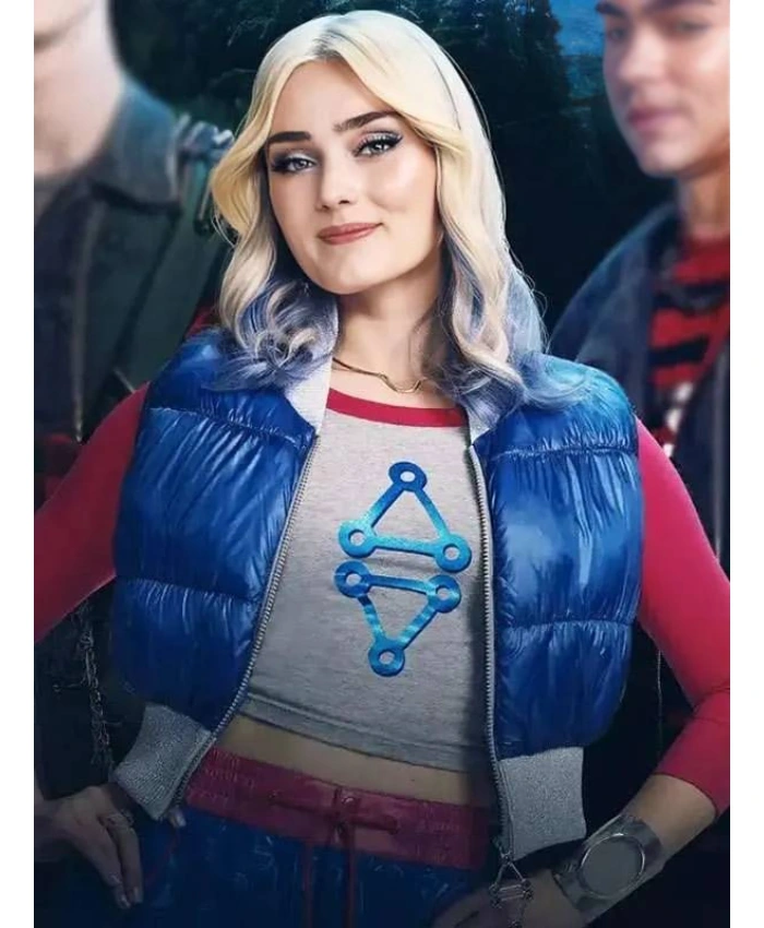 Meg Donnelly Zombies 4 Dawn Of The Vampires 2025 Blue Vest