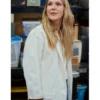 Megan TV Series Shrinking S03 Lily Rabe Contrasting White Jacket