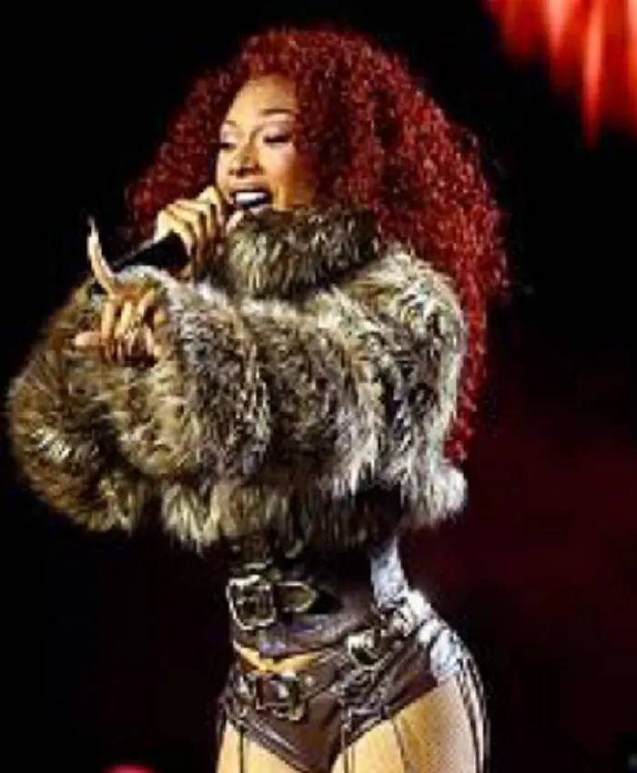 Megan Thee Coachella Valley Fur Jacket