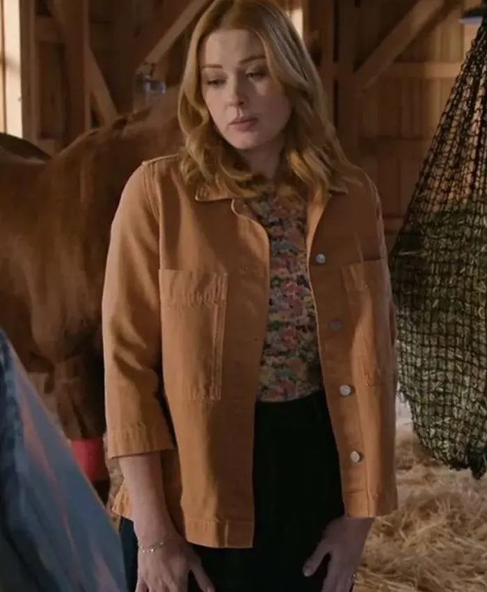 Melinda Monroe Virgin River S06 Brown Cotton Jacket