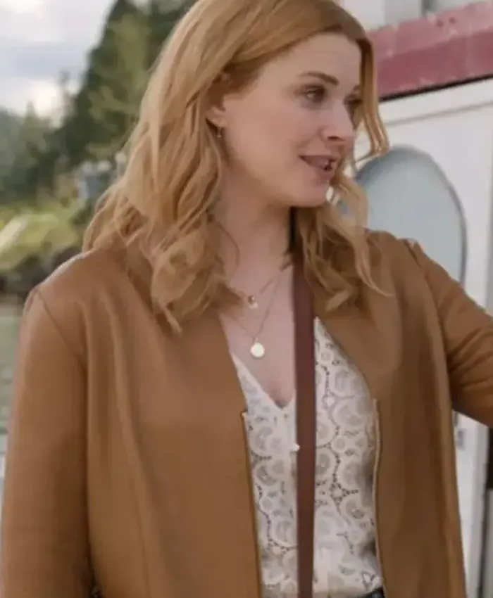 Melinda Monroe Virgin River S06 Leather Coat