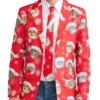 Men Christmas Different Cat Blazer