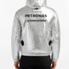 Men George Russell Silver Jacket