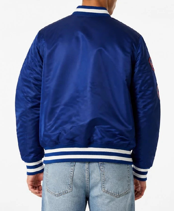 Men New York Knicks Alpha Industries MA-1 Bomber Jacket