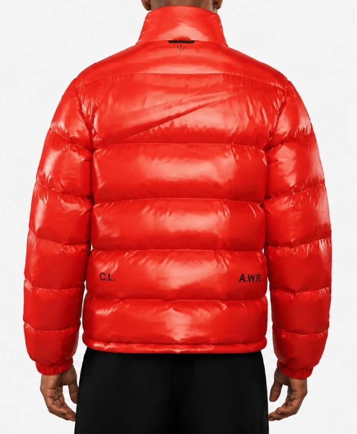 Men Nike Drake Nocta Puffer Red Jacket