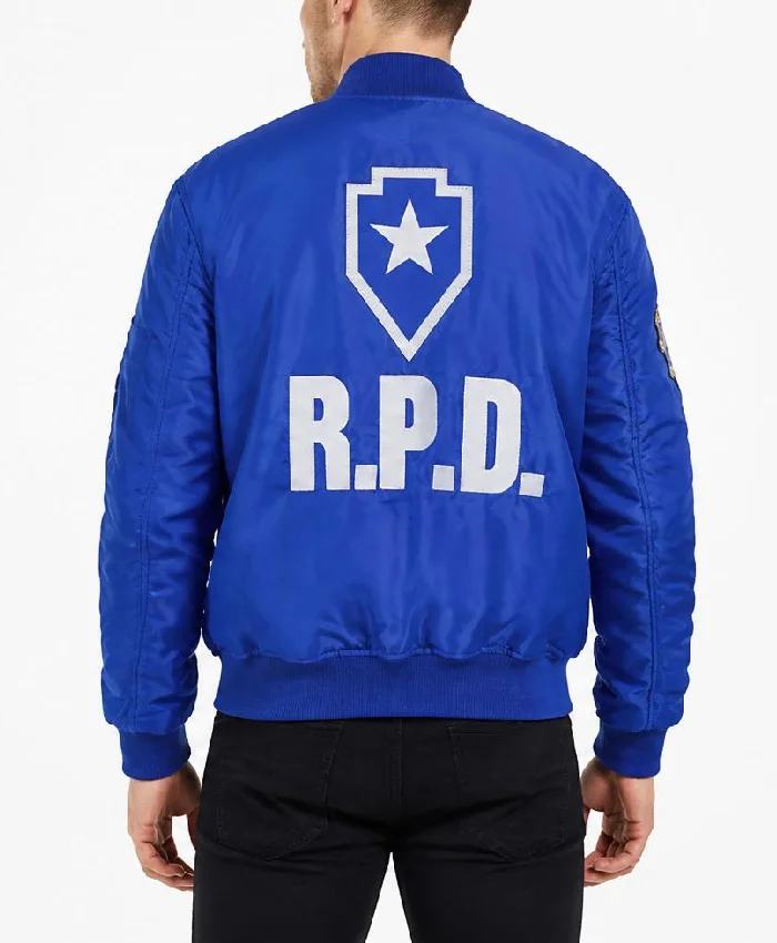 Men Resident Evil 2 RPD Bomber Jacket