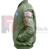 Men Women MA 1 Nasa Alpha Industries Green Bomber Jacket