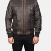 Mens Bomber Biker Jacket