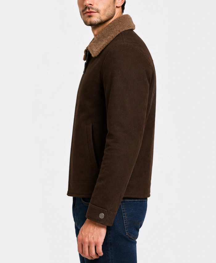 Brown Coffner Shearling Fur Jacket