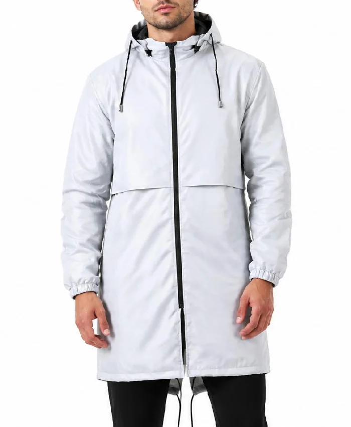 Mens Feel The Beat Sofia Carson Silver Coat
