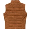 Mens Jackson Suede Brown Leather Vest