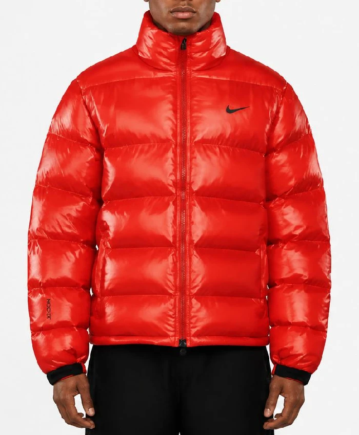 Mens Nike Drake Nocta Puffer Red Jacket