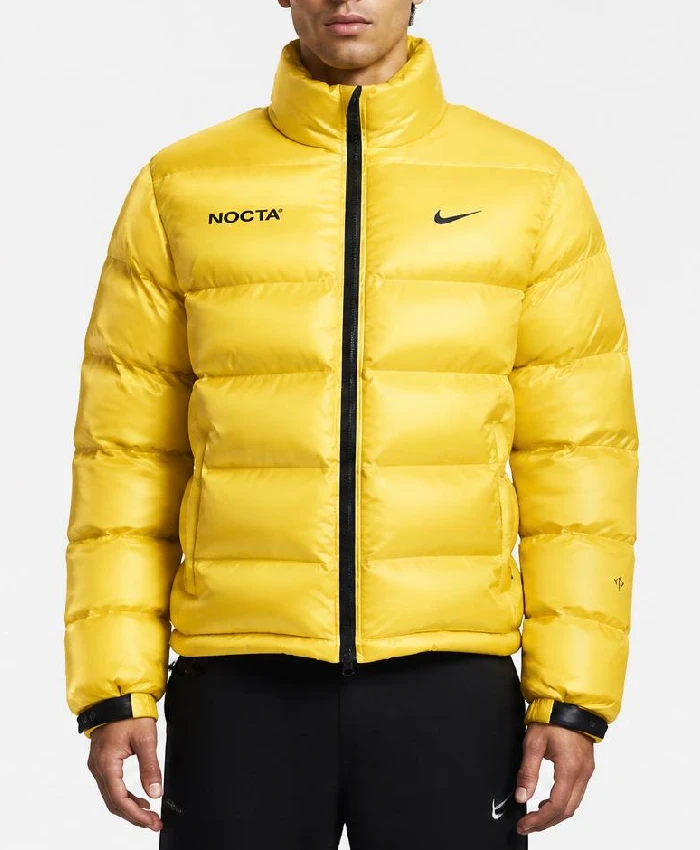 Mens Nike Drake Nocta Puffer Yellow Jacket