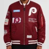 Mens Philadelphia Phillies New Era x Alpha Industries Bomber Jacket